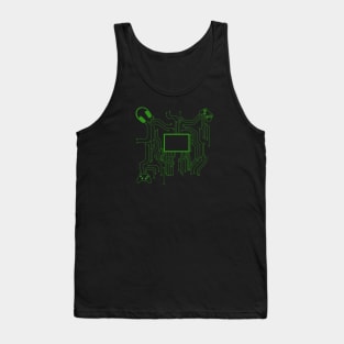 Gaming Mother board, controllers Tank Top